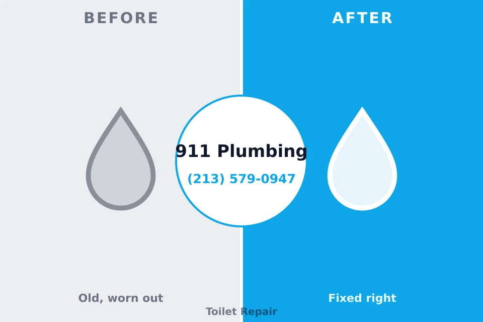 Before and after: plumbing company Ostrander, OH